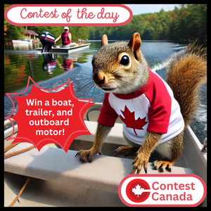 Win a boat, trailer, and outboard motor